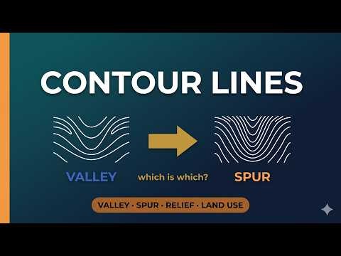 Contour Lines and Describing Relief | Sec 1 Geography Singapore (Valley, Spur, Slope)