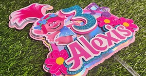 Troll Cake Topper. Trolls Party Decor. Troll Cake Decoration - Etsy