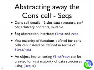 Clojure for Lisp Programmers Part 1 - Rich Hickey