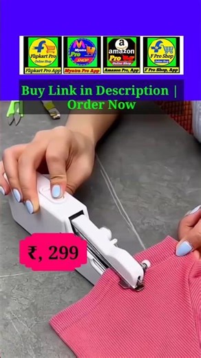 🔥 Mini Sewing Machine Review | Smart Gadget For Home ✂️ #shorts