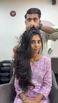 "Face Framing Long Layers Haircut – Step Haircut | Natural Volume & Bounce ✂️✨ | R&D Salon Vadodara"