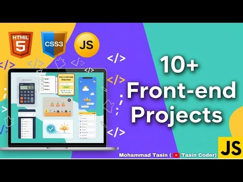 HTML CSS JavaScript Projects - 10+ Awesome Ideas for Your Portfolio