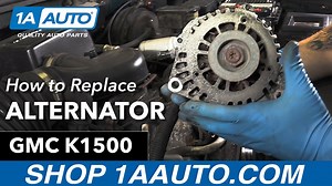 How to Replace Alternator 1996-99 GMC Sierra K1500 5-7L