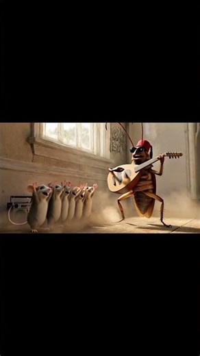 Artificial intelligence of a dancing cockroach