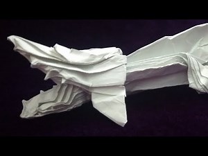 Origami Mosasaurus 2.0 Designed by Tahmid Juyaher ( Full Tutorial)