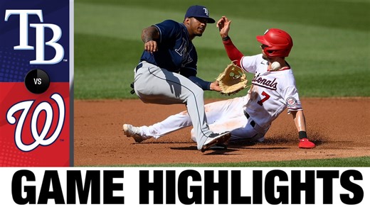 Rays vs. Nationals Highlights