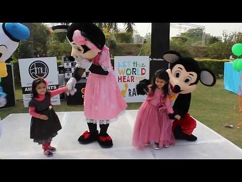 Kids Party Characters - Disney Mickey Minnie Mascot Costumes | Goofy Pluto Mickey Minnie...