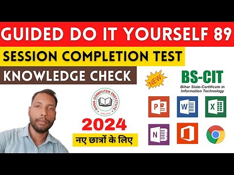 GUIDED DO-IT-YOURSELF SESSION 89 | BS-CIT SESSION 45 [HINDI]