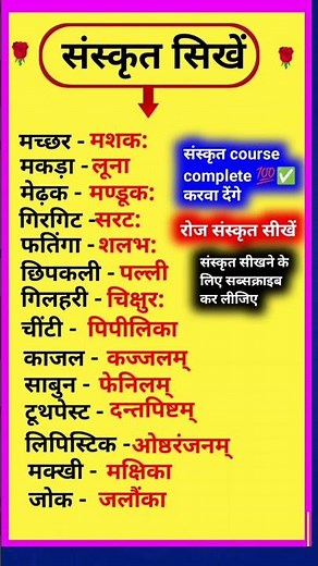 #sanskrit word (संस्कृत शब्द) sanskrit kranti by shravan sir 🙏🌹🙏