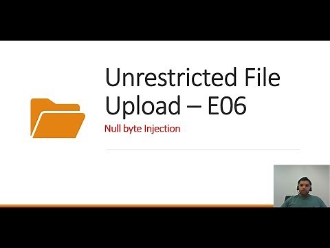 Null Byte Injection | File Upload E06