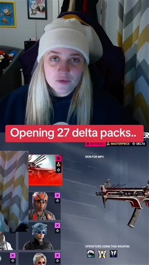 Opening 27 delta packs #RainbowSixSiege #R6News #TitaniumRolo #Y10S4