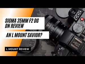 Sigma 35mm F2 DG DN Review -L Mount (Lumix S5)