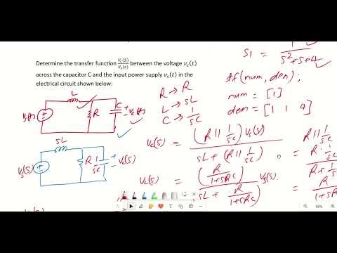 How to plot Transfer Function response of Electrical Circuit in MATLAB