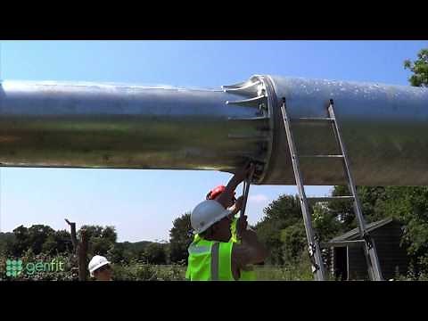 Installation of a 10KW Wind Turbine (by Genfit)