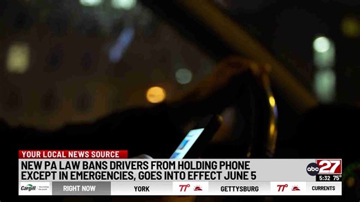 New law for PA drivers to soon take effect