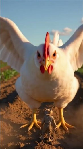 A lovely story of a hen and a farmer #shorts #ai #hen #trending