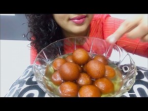 ASMR Eating Gulab Jamuns😋😋