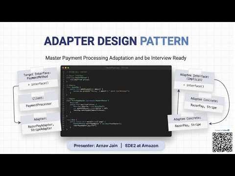 🚀 Adapter Design Pattern with Simple Factory | LLD Interview Preparation 🔥