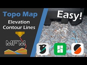 Add Elevation Contour Lines to Topo Maps - 3D Printing Guide!
