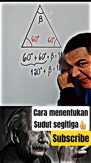 trik matematika cepat cara menentukan sudut segitiga #math #matematika #shortsfeed #shorts