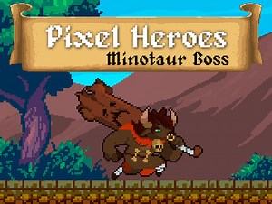Pixel Heroes - Minotaur Boss | 2D Characters | Unity Asset Store
