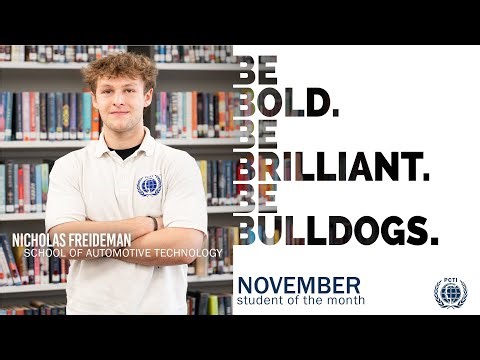 PCTI Presents November Student of the Month | Nicholas Freideman