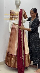 Tissue Banaras Pattu Half Saree Customized Out Fit work Dm 9515914669 Stitching Available....As per your requirements... Charges extra... Premium Quality Fabrics From @ladies_corner4669 For more details DM @ladies_corner4669 Or Whatsapp at 9515914669 Follow @ladies_corner4669 Follow @ladies_corner4669 Follow @ladies_corner4669 #kanchipattu #kanchipuramsaree #kanchipuramhalfsaree #customized #customisation #halfsaree #lehenga #duppata #saree #cotton #designerblouses #blousedesigns #ladies_corner4