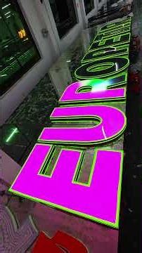 Do you know what is the new and popular signage technology at Singapore? #signagedesign #signage