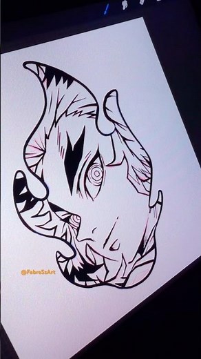 Rengoku • DemonSlayer • Tattoo Idea • #drawingprocess
