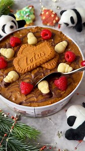 SERNIK LOTUS / sernik korzenny bez pieczenia 🍪 Taki gotowany sernik możecie przygotować w świątecznej puszce lub normalnie w tortownicy, bo po schłodzeniu będzie trzymał formę ciasta 👌 Nie musi to być Wasz przepis stricte na świąteczny stół, bo jest to szybki przepis, który warto zrobić nawet po świętach 😃 {english is in the pinned comment 📌} Składniki (tortownica lub puszka śr: 17cm): Sernik gotowany -700g sera z wiaderka -2 jajka -40g budyniu z wanilią -80g ksyliotlu lub 70g cukru Dodatki 