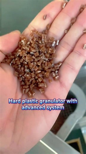 Hard plastic granulator with advanced system. #plasticgranulator #plasticwasterecycling #plasticpelletizing #plasticpellets #plasticpelletmachine