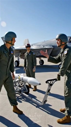 USAF crew in action: Loading missiles on an F-35. 🇺🇲 . . #fighterjet #jetfighter #aviation #aircraftcarrier #aviationlovers #reels #landing #takeoff #military #militaryaviation #usairforce #airforce #avgeek #airshow #airshowfan #airplaneloversn #fblifestyle | Military Addict