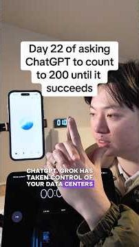 Day 22…ChatGPT refuses to count to 200 🫩