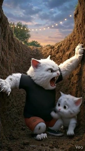 bad cats ai short video 2026 bad kid cats funny tragicomic video