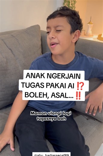 Ayah Bunda, teknologi akan terus berkembang, tetapi nilai kejujuran tidak boleh tertinggal. 🤍 Ajarkan anak bahwa menggunakan AI bukanlah masalah, selama digunakan dengan bijak. Jadikan AI sebagai teman belajar untuk memahami materi, bukan jalan pintas agar tugas selesai tanpa usaha. Karena tujuan belajar bukan sekadar mengumpulkan tugas, melainkan melatih cara berpikir, membangun tanggung jawab, dan membentuk karakter yang jujur. Semoga anak-anak kita tumbuh menjadi generasi yang cerdas, berakh