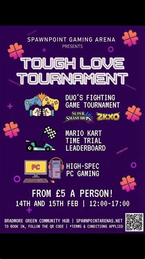 Spawnpoint | Level Up Your Weekend! 🏆🕹️ Ready to dominate the leaderboard? Spawnpoint Gaming Arena presents the Tough Love Tournament! We are taking... | Instagram