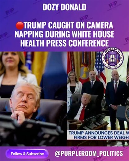 Donald Trump has once again been labelled “Dozy Don” by Governor of California Gavin Newsom, this time after the president appeared to doze off during an Oval Office meeting about how tackling obesity can improve sleep. Trump, 79, was seen with his eyes closed at several moments during the televised event, where his government announced lower prices for weight loss drugs for Medicare and Medicaid recipients. “People can sleep again, because they can breathe when they go to bed,” said Dr. Mehmet 