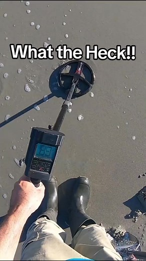 1.9K views | What in the world did I find here at the beach while I was metal detecting digging around in the watery sand and I dig very deep #metaldetecting #beach #fyp | Soraya Cain | Facebook