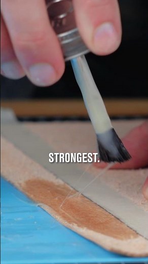Which Leather Adhesive Do You Use? #leathercrafting #leatherglue