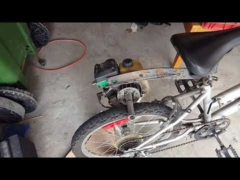 How to make a weedeater bike (no welding)