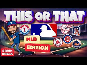 This or That 🤷🏼 MLB Edition! ⚾️ Brain Break 🏃‍♂️ Go Noodle