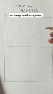 Worm’s eye view in one point Perspective #perspective #nift #design #explorepage #perspectivedrawing | Budding Deziner