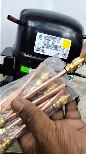 How to Braze a Charging Valve on a Refrigerator Compressor #brazing #refrigerationrepair #howtobraze