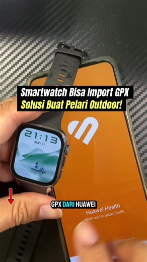 Huawei Watch Fit 4 sekarang udah bisa import file GPX! Buat pelari yang suka eksplor jalur baru, fitur ini wajib banget dicoba. Tinggal simpan rute-nya di aplikasi, dan langsung bisa kamu lacak lewat jam — Gak perlu buka HP lagi pas lagi lari! 👉 Klik di pojok kiri bawah buat dapetin smartwatch-nya bonus TWS himgga juni 2025! #guncang66 #huawei #huaweiwatchfit4 #watchfit4 #huaweiwatchfit4series #smartwatch #gpx