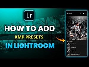 How to add/import Xmp Presets In Lightroom Mobile - Saha Social