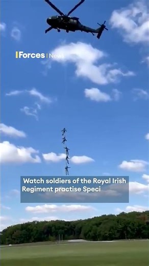 Irish Rangers have a head for heights with incredible SPIES drills