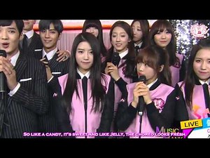 [ENG SUB] 141114 MUSIC BANK - LOVELYZ & BOYS REPUBLIC INTERVIEW