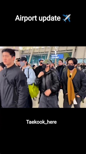 Today's Airport's update of BTS ✈️ 2 Feb 26💜😎