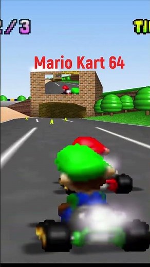 Mario Kart 64 | pista Luigi Raceway