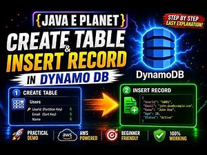 DynamoDB Tutorial for Beginners | Create Table & Insert Records Step-by-Step